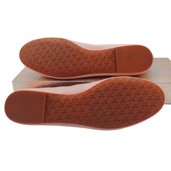 LAUREN RALPH LAUREN Jayna Bow Ballet Flats Women's Size US 11 B Pink Coquette - Picture 10 of 10